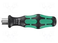 Screwdriver handle; Holder: C6,3mm,E6,3mm; 1/4"; 78mm; 815/1 WERA