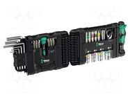 Kit: general purpose; hex key,Phillips,Pozidriv®,slot,Torx® WERA