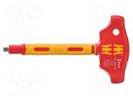 Handle for the key; 1/4"; insulated,holder T,with ratchet WERA