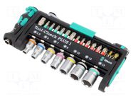 Kit: socket bits; Tool-Check Combi; 40pcs. WERA