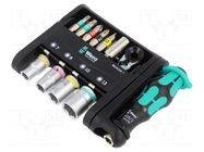 Kit: general purpose; hex key,Phillips,Pozidriv®,slot,Torx® WERA
