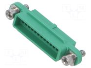 Connector: wire-wire/PCB; plug; female; PIN: 26; Gecko; 2A; 450V HARWIN