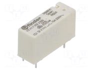 Relay: electromagnetic; SPST-NO; Ucoil: 12VDC; Icontacts max: 15A FINDER