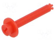 Knob; Ø10.5x28.8mm; red SUNGMUN ELECTRONICS
