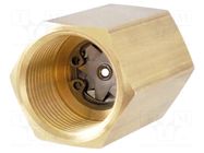 Flow regulator; 5l/min; 2÷10bar; brass; G3/4"; VB20xxER; -20÷200°C SIKA