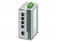 Switch PoE Ethernet; unmanaged; Number of ports: 4; 18÷57VDC PHOENIX CONTACT