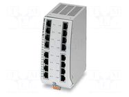 Switch Ethernet; unmanaged; Number of ports: 16; 9÷32VDC; RJ45 PHOENIX CONTACT