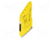 Module: safety relay; 24VDC; IN: 1; for DIN rail mounting; IP20 PHOENIX CONTACT
