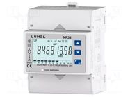 Meter: counter; for DIN rail mounting; digital,mounting; LCD LUMEL