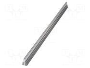 Heatsink: extruded; Y; universal; aluminium; L: 1000mm; W: 40mm; raw FISCHER ELEKTRONIK
