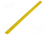 Heat shrink sleeve; glueless; 2: 1; 38mm; L: 1m; yellow-green RADPOL