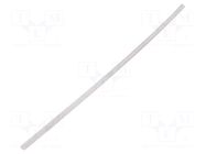 Heat shrink sleeve; 2: 1; 19.5mm; L: 1.2m; transparent; 5pcs. ALPHA WIRE