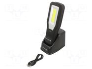 Lamp: workshop LED; IP54; 3.5h; Number of operation modes: 4 HÖGERT TECHNIK