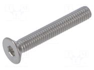 Screw; M3x20; Head: countersunk; hex key; HEX 2mm; DIN 7991 BOSSARD