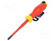 Screwdriver; insulated; PZ2/SL; 100mm; 1kVAC HÖGERT TECHNIK
