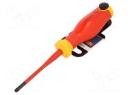 Screwdriver; insulated; PH1/SL; 80mm; 1kVAC HÖGERT TECHNIK