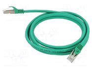 Patch cord; RJ45 plug,both sides; S/FTP; 6a; stranded; Cu; 2m; LSZH GEMBIRD