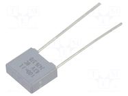 Capacitor: polyester; 100nF; 40VAC; 63VDC; 5.08mm; ±5%; THT VISHAY