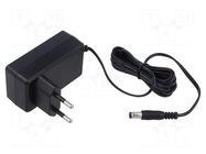 Accessories: power supply; 70x40x27.5mm; black; 0÷40°C; 12VDC DAHUA