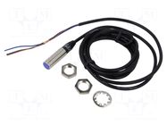 Sensor: inductive; OUT: NPN / NO; 0÷4mm; 10÷30VDC; M12; 2m; IP67 AUTONICS