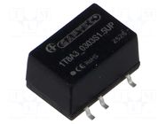 Converter: DC/DC; 1W; Uin: 2.97÷3.63VDC; Uout: 3.3VDC; Iout: 303mA GAPTEC Electronic