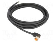Cable: for sensors/automation; M12; PIN: 12; angled; 5m; plug; 30VDC LUMBERG AUTOMATION