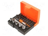 Wrench-set; 6-angles,socket spanner BAHCO