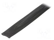 Braid; ØBraid : 15.9÷25.4nom.19.1mm; PET; black; L: 30m; UL94HB PANDUIT