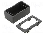 Enclosure: multipurpose; X: 23mm; Y: 50mm; Z: 27.4mm; ABS; black MINITOOLS