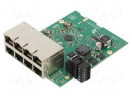 Switch Ethernet; unmanaged; Number of ports: 8; 5÷30VDC; RJ45; SW BRAINBOXES