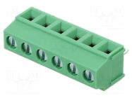 Connector: PCB terminal block; terminal; 10A; 300V; PIN: 6; on PCBs AMPHENOL ANYTEK