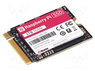 Accessories: Solid State Drive; M.2 2230 (M Key); NVMe PCIe 3x4 RASPBERRY PI