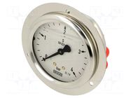 Manometer; 0÷4bar; Class: 1.6; 63mm; Temp: -20÷60°C; steel; 213.53 WIKA
