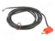Limit switch; metal roller Ø10mm; NO + NC; 10A; max.250VAC; 5m CROUZET