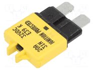 Fuse: resettable; 20A; 32VDC; automotive; 20.05mm; MAXI GLOSO