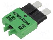 Fuse: resettable; 30A; 32VDC; automotive; 20.05mm; MAXI GLOSO