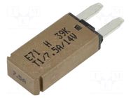 Fuse: resettable; 7.5A; 14VDC; automotive; MINI GLOSO