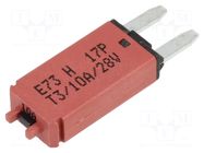 Fuse: resettable; 10A; 28VDC; automotive; MINI GLOSO