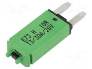 Fuse: resettable; 30A; 28VDC; automotive; MINI GLOSO