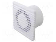 Fan: AC; axial; 230VAC; 93m3/h; 26dBA; slide; 2400rpm; 135x135x79mm ORNO