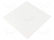 Decorative panel; plexiglass PMMA; white; 170x170x10mm ORNO