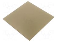 Decorative panel; glass; pearl gold; 170x170x10mm ORNO