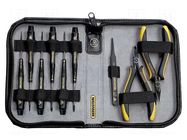 Kit: precision; Kit: tweezer,pliers,screwdrivers; ESD; bag; 9pcs. BERNSTEIN