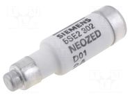 Fuse: fuse; 2A; 400VAC; gG; industrial; D01; NEOZED SIEMENS