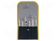 Tweezers-set; SMD; 6pcs. BERNSTEIN
