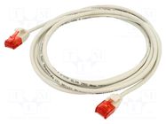 Patch cord; RJ45 plug,both sides; U/UTP; 6; stranded; Cu; 15m; PVC GOOBAY