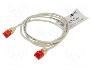 Patch cord; RJ45 plug,both sides; U/UTP; 6; stranded; Cu; 10m; PVC GOOBAY