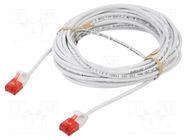 Patch cord; U/UTP; Cat: 6; RJ45 plug,both sides; stranded; Cu; 7.5m GOOBAY