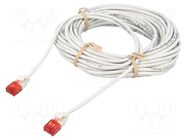 Patch cord; RJ45 plug,both sides; U/UTP; 6; stranded; Cu; 1m; PVC GOOBAY