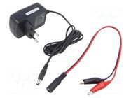 Charger: for rechargeable batteries; AGM,GEL,acid-lead; 1A; 12W QOLTEC